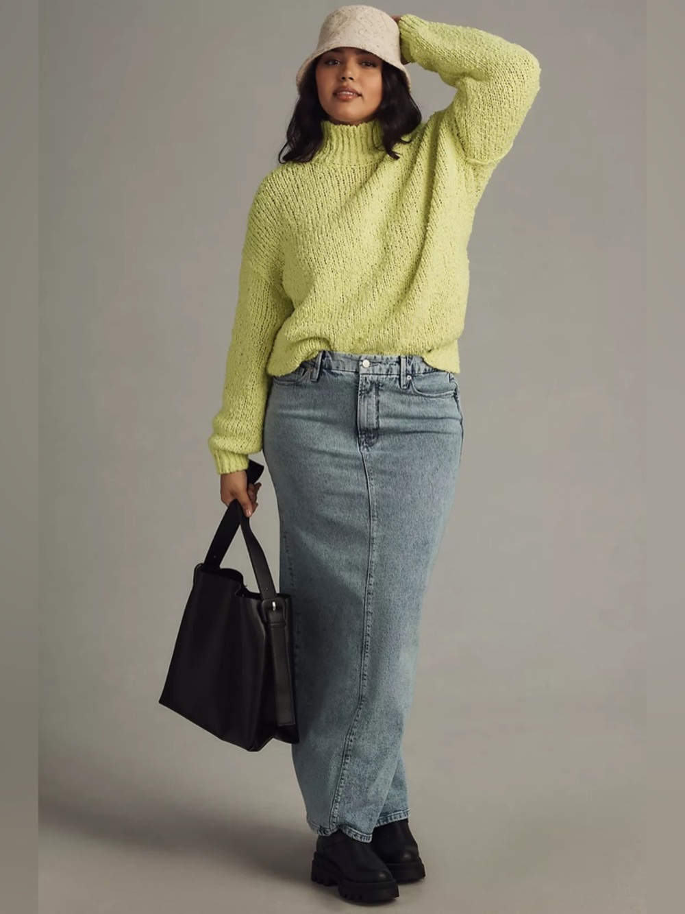 The Need-It Oversized Mock Neck Sweater - Picture 6 of 13
